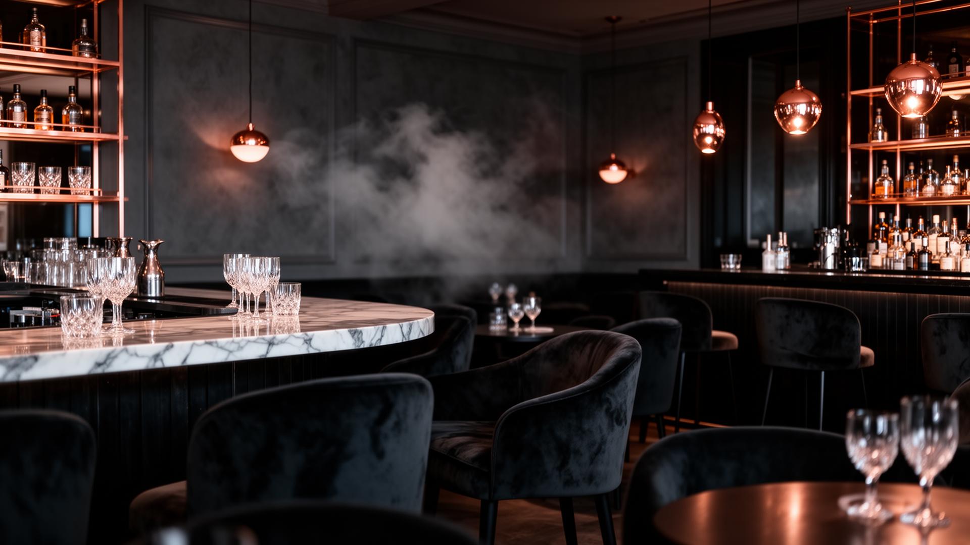L'Essence Lounge Interieur im Kavaliershaus Pietzpuhl